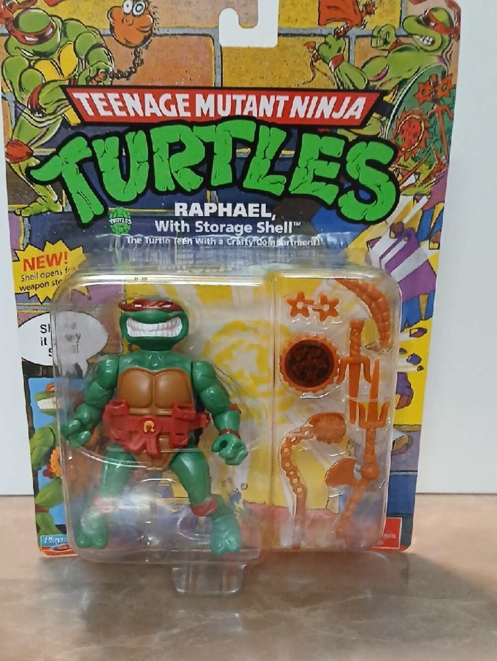 Teenage Mutant Ninja Turtles Raphael Action Figure With Storage Shell